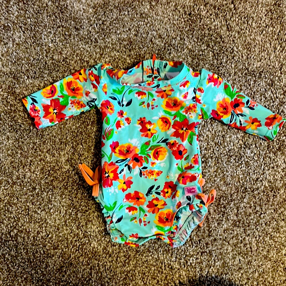 0-3 months Rufflebutts bathing suit